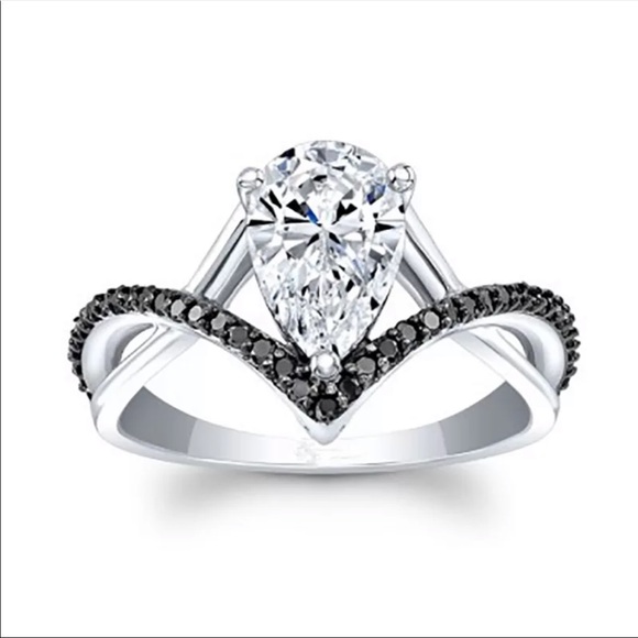 Jewelry - New Women’s 925 Silver 2 Tone Sapphire Ring